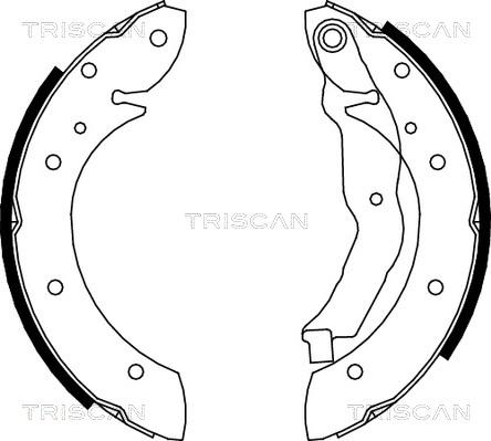 Triscan 8100 10575 - Brake Shoe Set autospares.lv