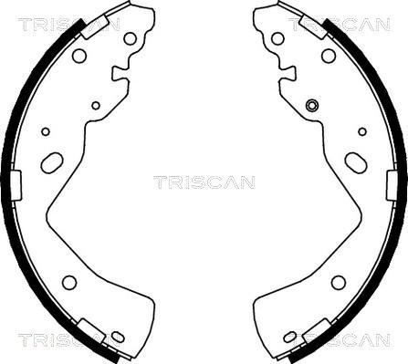 Triscan 8100 10018 - Brake Shoe Set autospares.lv