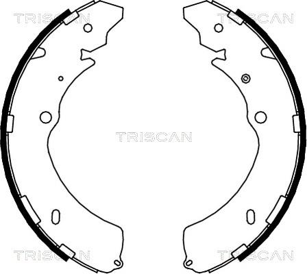 Triscan 8100 10032 - Brake Shoe Set autospares.lv