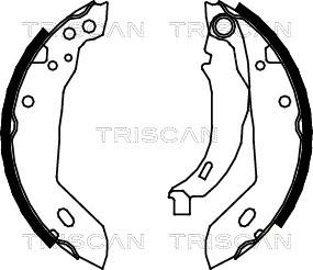 Triscan 8100 10389 - Brake Shoe Set autospares.lv