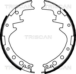 Triscan 8100 10378 - Brake Shoe Set autospares.lv