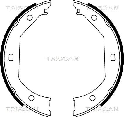 Triscan 8100 11638 - Brake Shoe Set autospares.lv