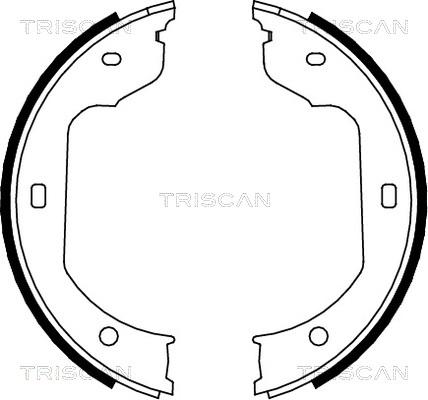 Triscan 8100 11012 - Brake Shoe Set autospares.lv