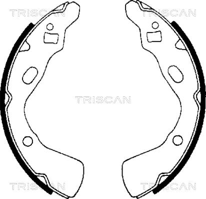 Triscan 8100 18507 - Brake Shoe Set autospares.lv