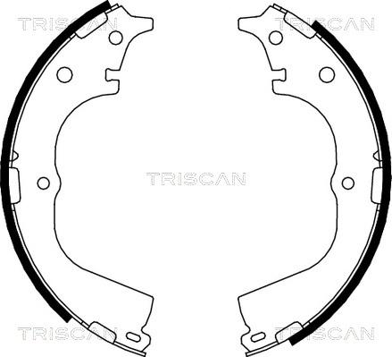 Triscan 8100 13557 - Brake Shoe Set autospares.lv
