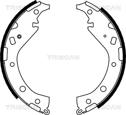 Triscan 8100 13034 - Brake Shoe Set autospares.lv