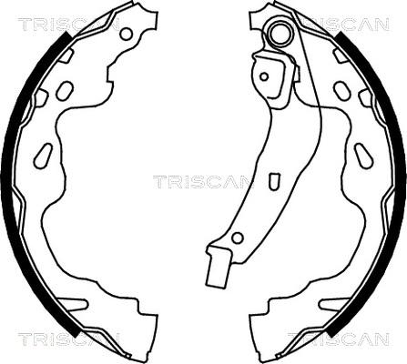 Triscan 8100 13035 - Brake Shoe Set autospares.lv