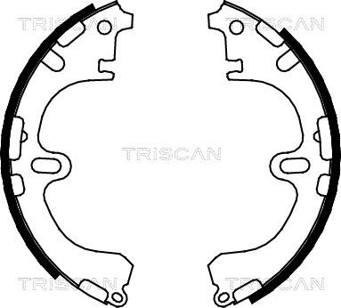 Triscan 8100 13032 - Brake Shoe Set autospares.lv