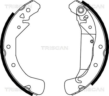 Triscan 8100 24589 - Brake Shoe Set autospares.lv