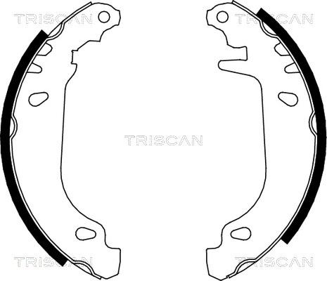 Triscan 8100 25476 - Brake Shoe Set autospares.lv
