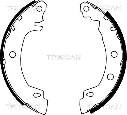 Triscan 8100 25581 - Brake Shoe Set autospares.lv