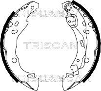 Triscan 8100 25001 - Brake Shoe Set autospares.lv