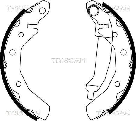 Triscan 8100 21610 - Brake Shoe Set autospares.lv