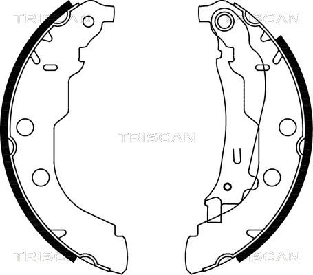 Triscan 8100 28582 - Brake Shoe Set autospares.lv