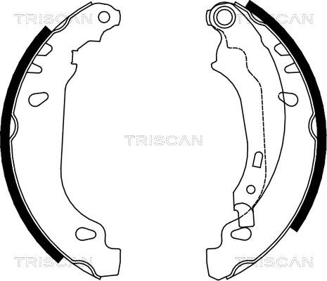 Triscan 8100 28636 - Brake Shoe Set autospares.lv