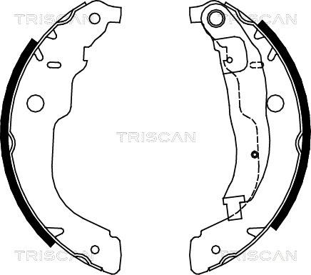 Triscan 8100 28053 - Brake Shoe Set autospares.lv