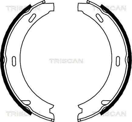 Triscan 8100 23412 - Brake Shoe Set autospares.lv