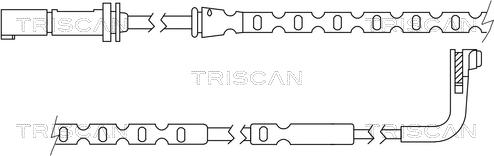 Triscan 8115 11041 - Warning Contact, brake pad wear autospares.lv