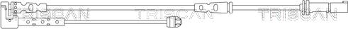 Triscan 8115 11069 - Warning Contact, brake pad wear autospares.lv