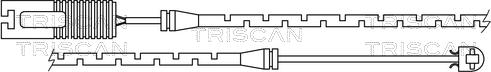 Triscan 8115 11004 - Warning Contact, brake pad wear autospares.lv