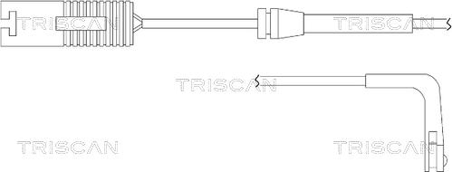 Triscan 8115 11016 - Warning Contact, brake pad wear autospares.lv