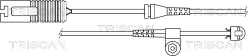 Triscan 8115 11013 - Warning Contact, brake pad wear autospares.lv