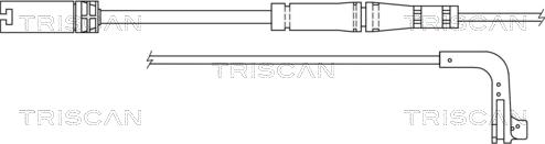 Triscan 8115 11034 - Warning Contact, brake pad wear autospares.lv