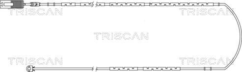 Triscan 8115 11024 - Warning Contact, brake pad wear autospares.lv