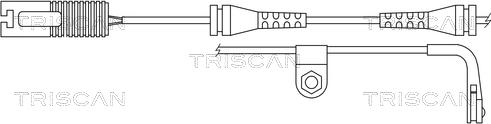 Triscan 8115 11022 - Warning Contact, brake pad wear autospares.lv