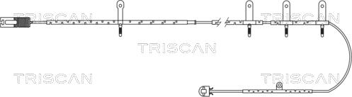 Triscan 8115 17004 - Warning Contact, brake pad wear autospares.lv