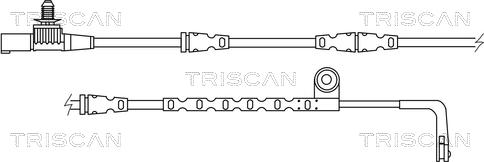 Triscan 8115 17017 - Warning Contact, brake pad wear autospares.lv