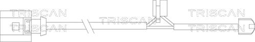 Triscan 8115 29009 - Warning Contact, brake pad wear autospares.lv