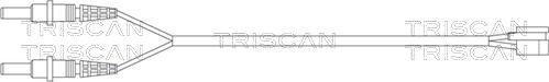 Triscan 8115 28002 - Warning Contact, brake pad wear autospares.lv