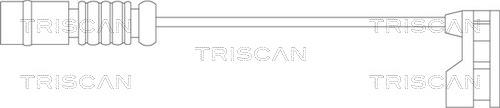 Triscan 8115 23018 - Warning Contact, brake pad wear autospares.lv