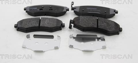 Triscan 8110 44001 - Brake Pad Set, disc brake autospares.lv