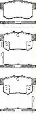 Triscan 8110 40059 - Brake Pad Set, disc brake autospares.lv