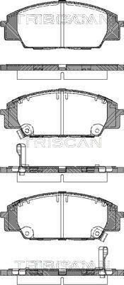 Mando MBF010245B - Brake Pad Set, disc brake autospares.lv