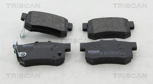 Triscan 8110 40015 - Brake Pad Set, disc brake autospares.lv