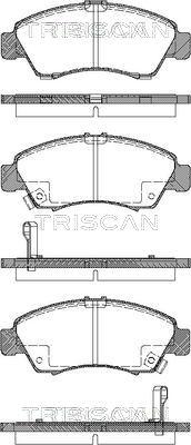 Triscan 8110 40169 - Brake Pad Set, disc brake autospares.lv