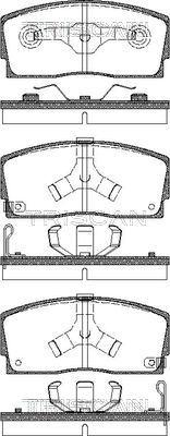 Triscan 8110 41917 - Brake Pad Set, disc brake autospares.lv