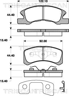 Magneti Marelli 363916060950 - Brake Pad Set, disc brake autospares.lv