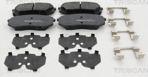 Triscan 8110 43043 - Brake Pad Set, disc brake autospares.lv