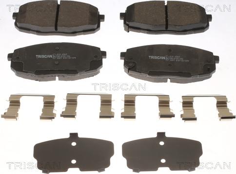 Triscan 8110 43069 - Brake Pad Set, disc brake autospares.lv