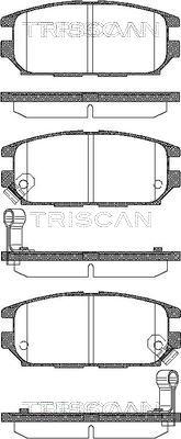 Triscan 8110 42014 - Brake Pad Set, disc brake autospares.lv