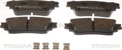 Triscan 8110 42201 - Brake Pad Set, disc brake autospares.lv