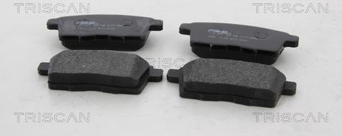 Triscan 8110 50031 - Brake Pad Set, disc brake autospares.lv