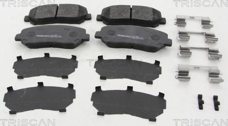 Triscan 8110 50033 - Brake Pad Set, disc brake autospares.lv