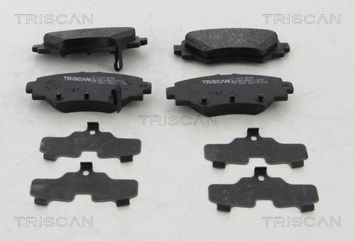 Triscan 8110 50189 - Brake Pad Set, disc brake autospares.lv