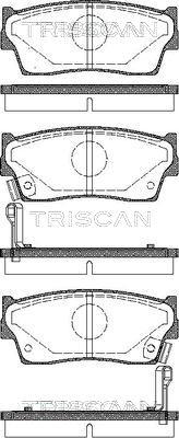 Triscan 8110 69980 - Brake Pad Set, disc brake autospares.lv