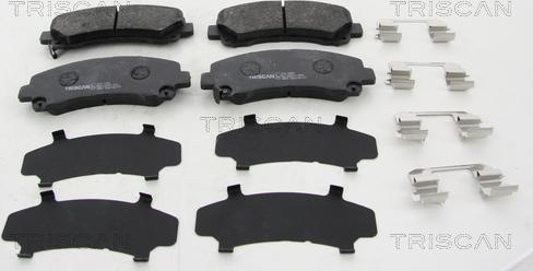 Triscan 8110 60003 - Brake Pad Set, disc brake autospares.lv